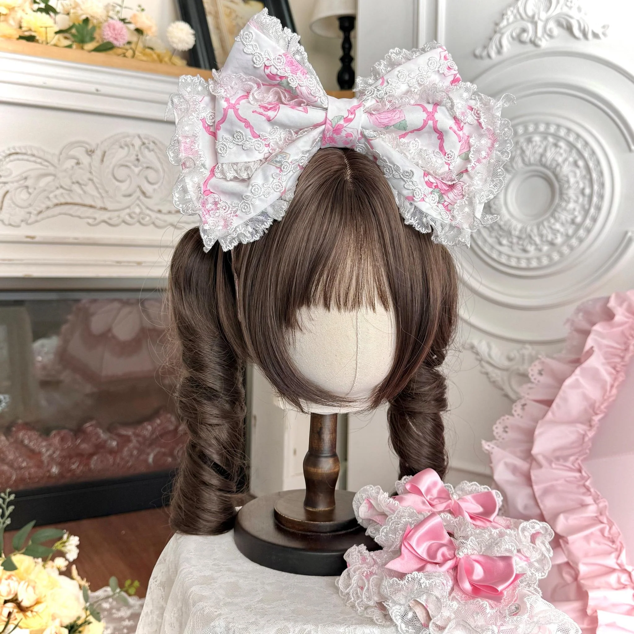 Summer 2026 - Old School Lolita Floral Printed JSK Dress with Ribbon Bows - Image 25