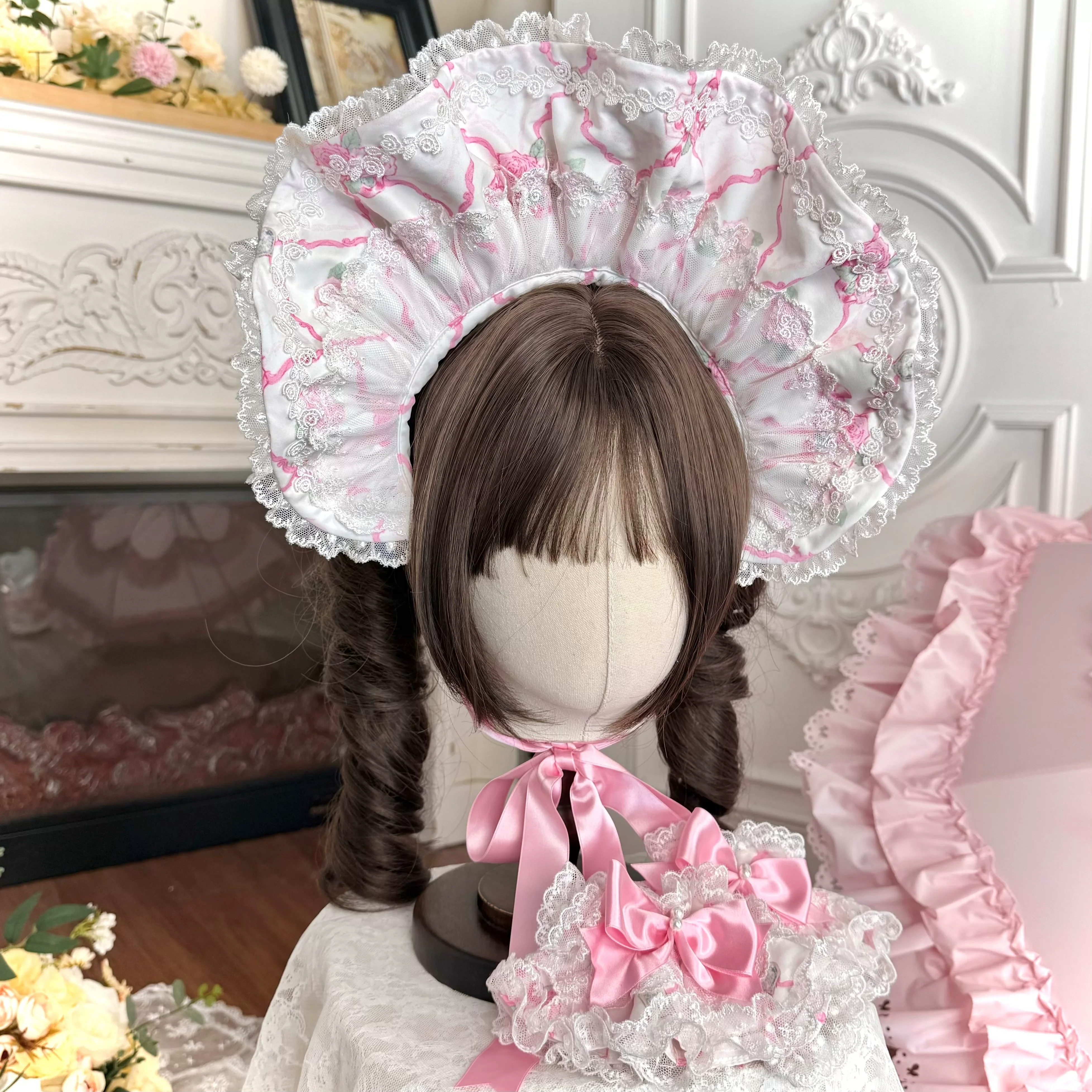 Summer 2026 - Old School Lolita Floral Printed JSK Dress with Ribbon Bows - Image 26