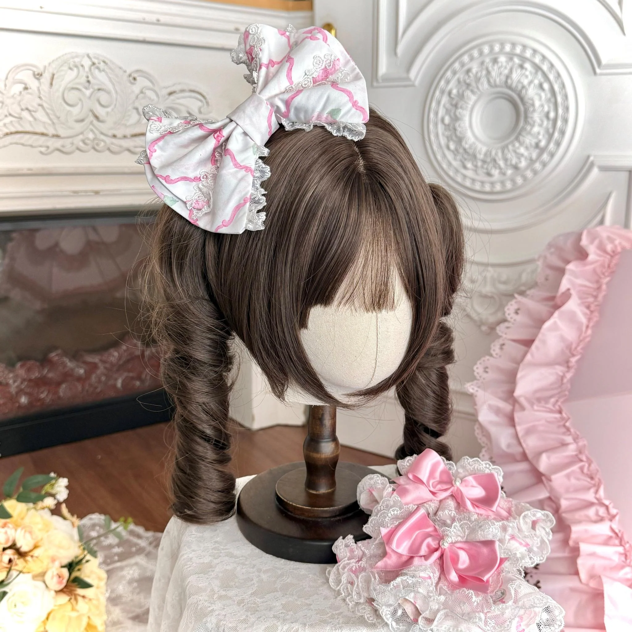 Summer 2026 - Old School Lolita Floral Printed JSK Dress with Ribbon Bows - Image 28