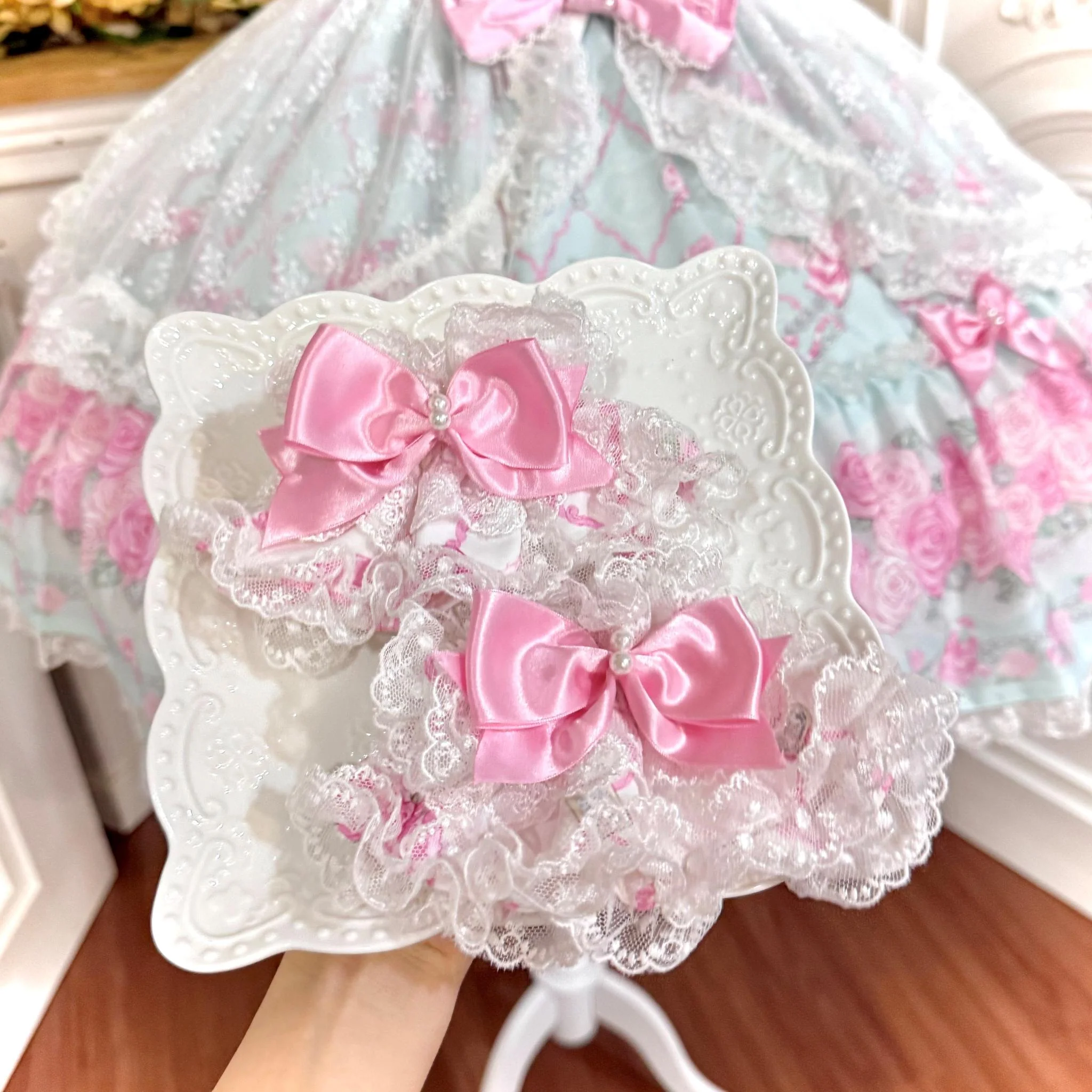 Summer 2026 - Old School Lolita Floral Printed JSK Dress with Ribbon Bows - Image 31