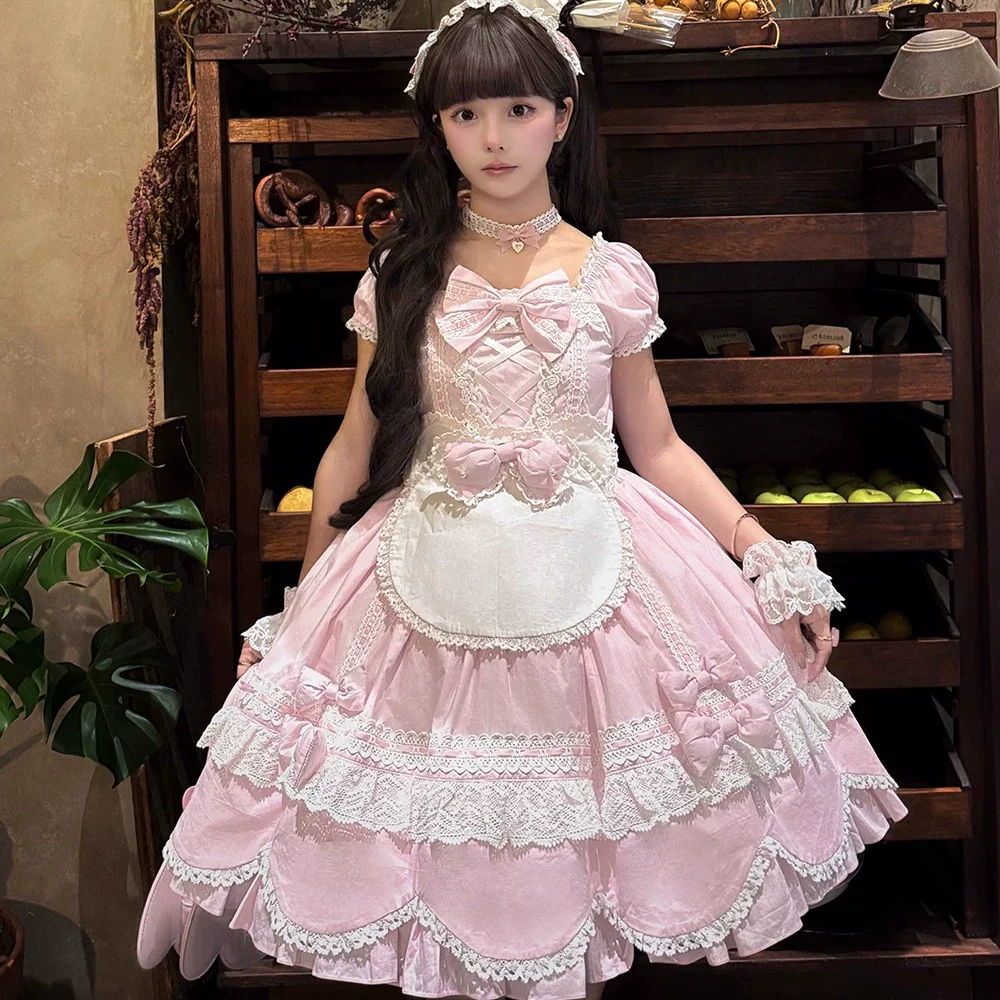 Vintage Petal Rabbit - Old School Lolita Headdress Suit With Bunny Ear - Image 6