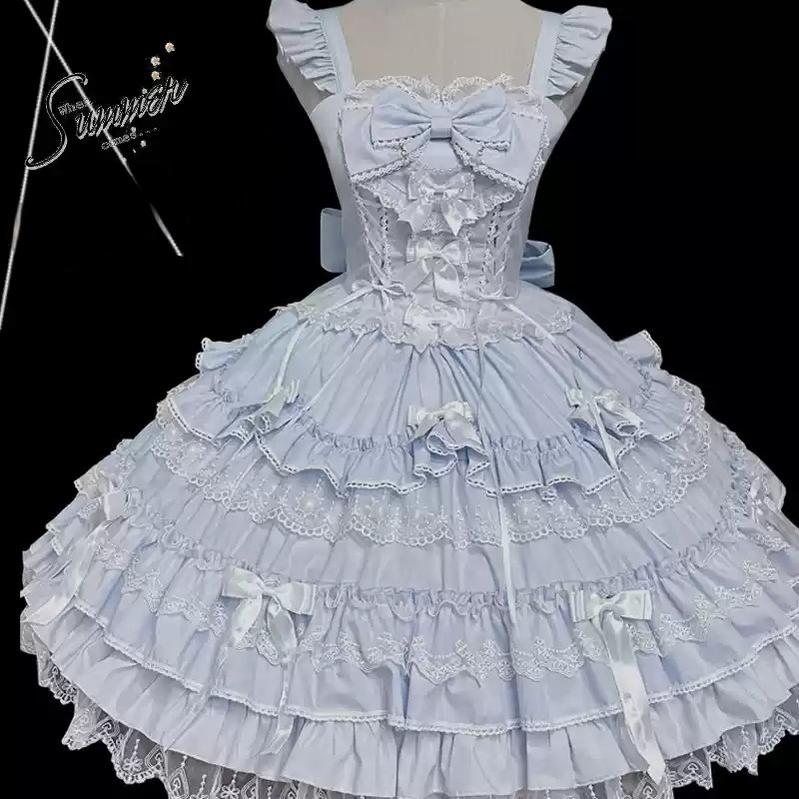 Love Notebook - Old School Lolita JSK Vintage Doll Tiered Dress - Image 13