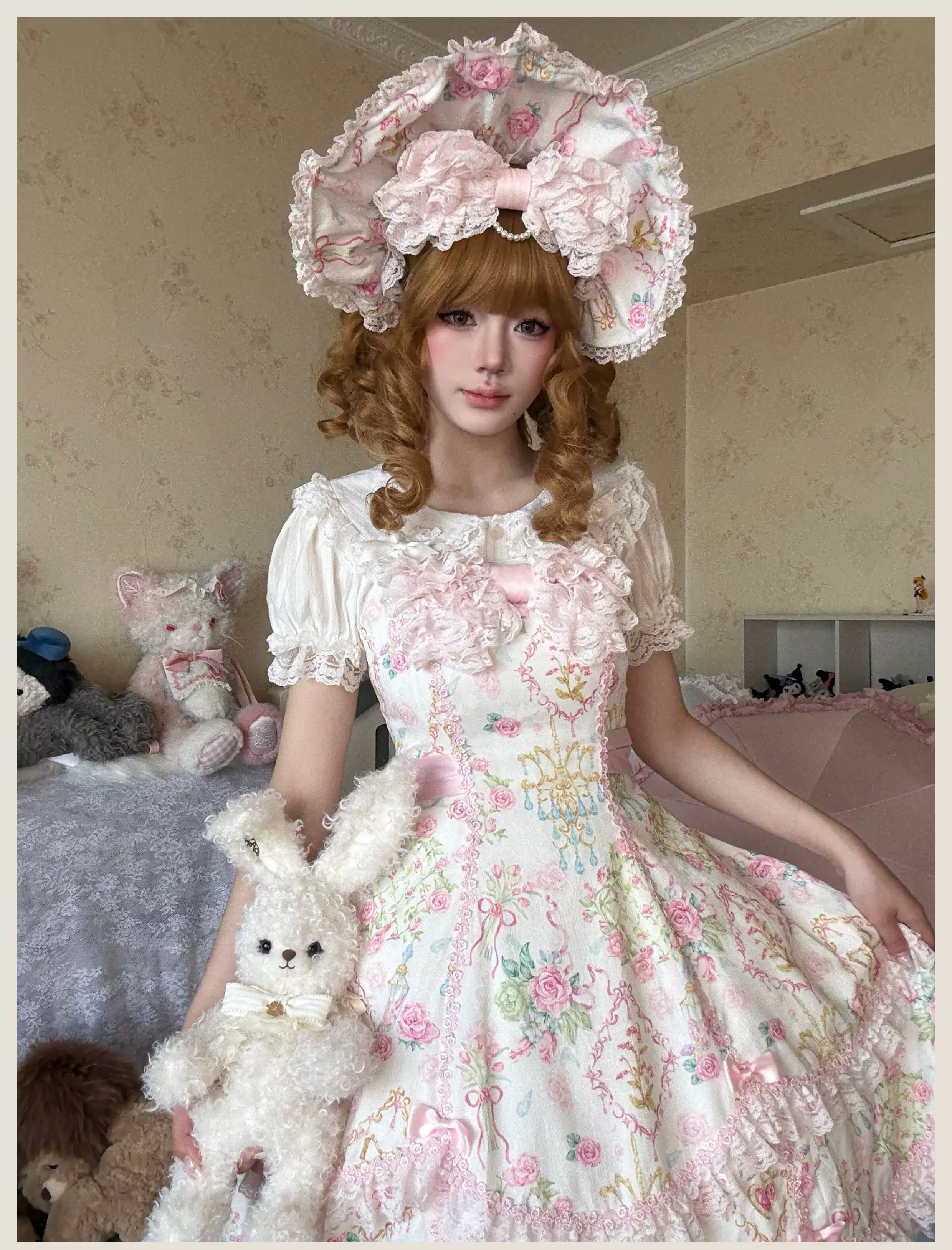 Old School Lolita Peter Pan Collar Blouse with Lace - Image 33