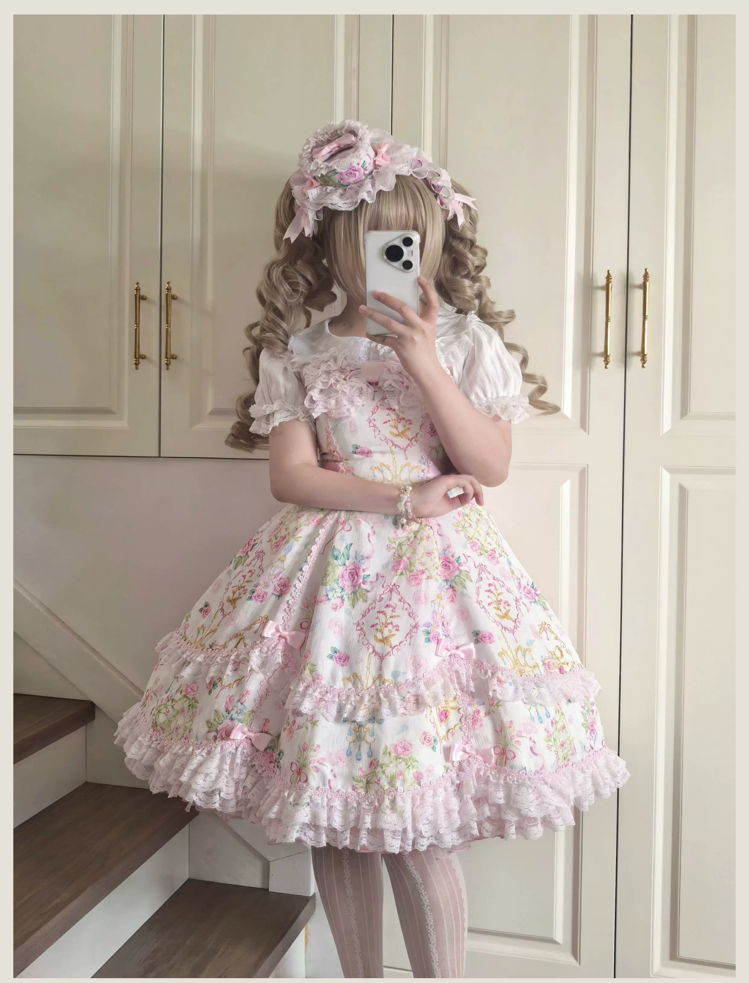 Old School Lolita Peter Pan Collar Blouse with Lace - Image 36