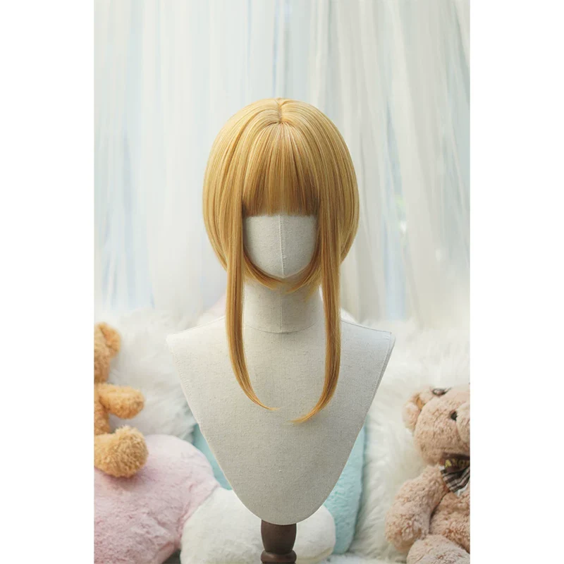 Old School Lolita See-through Bangs Wig, Curly Ponytails - Image 6