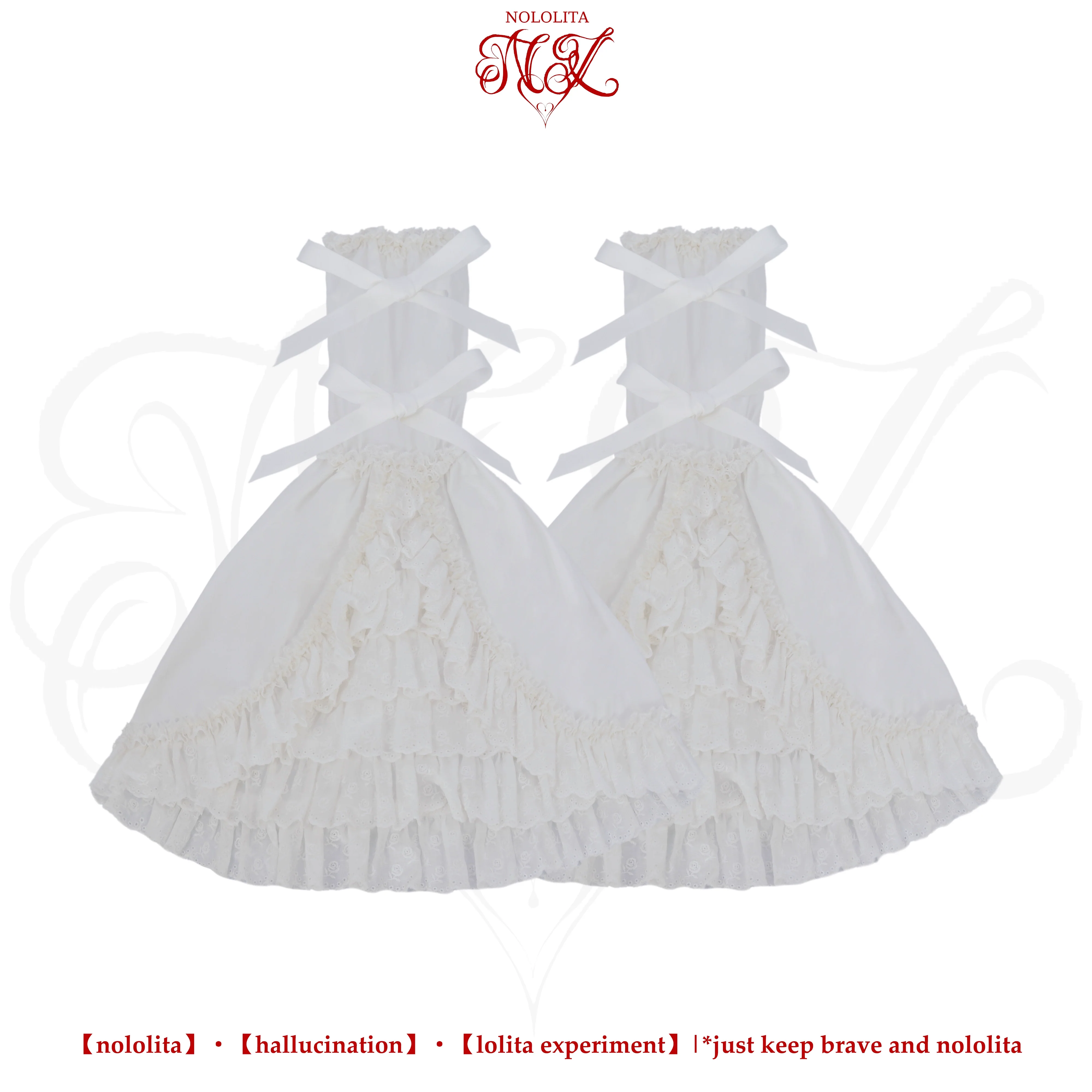 Nightingale - Old School Lolita Shirt, Detachable Sleeves - Image 19