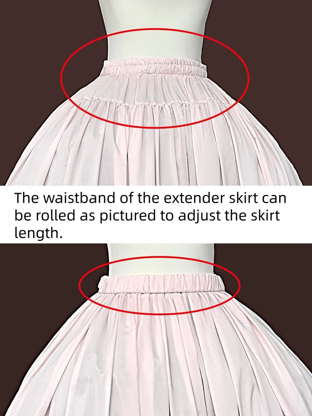 Mirror Doll - Old School Lolita Tiered Hem JSK with Polka Dot Lace - Image 17
