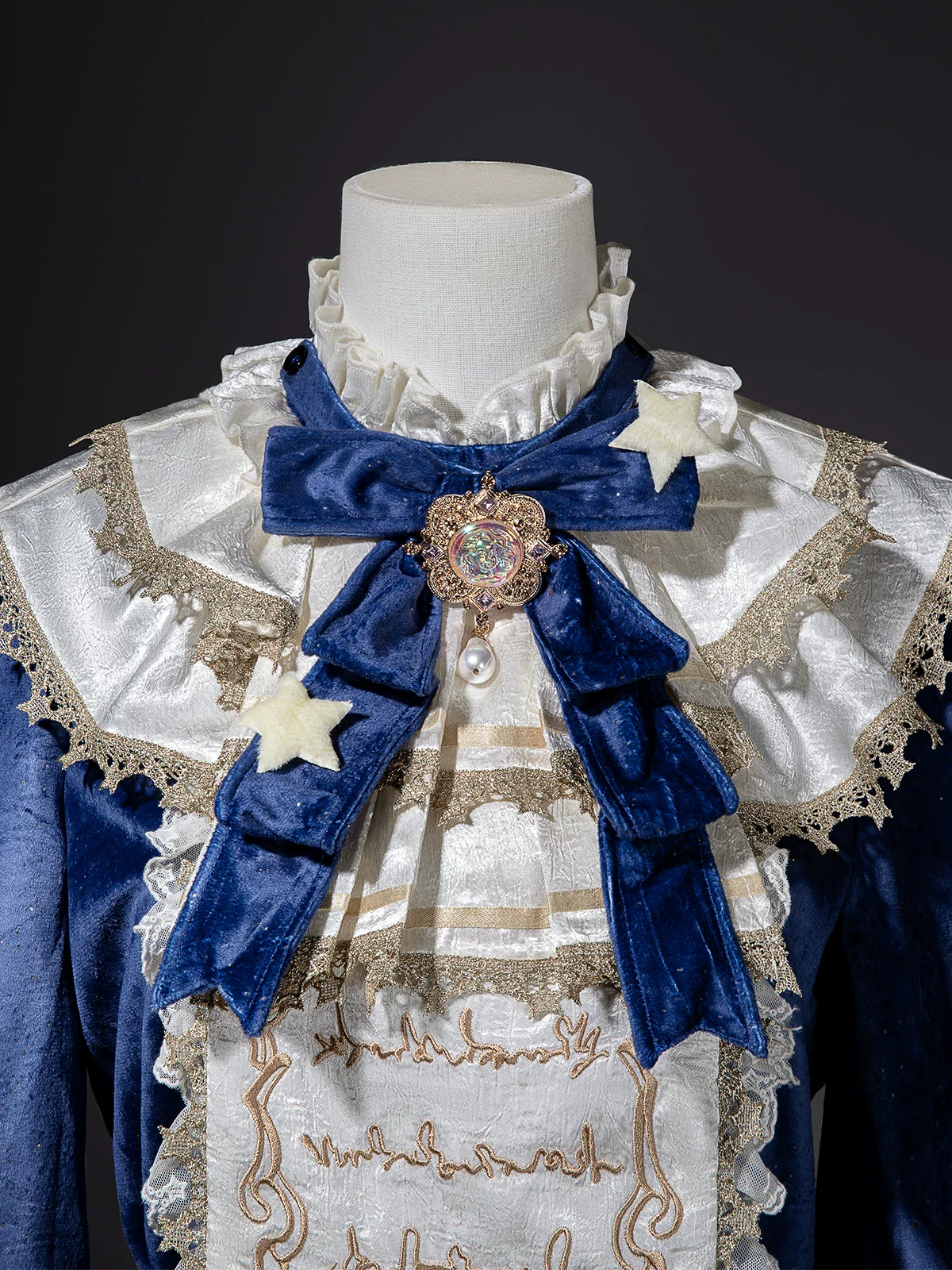 Dream Cloud - Ouji Lolita High-Low Tailcoat, Puffy Lantern Shorts - Image 5