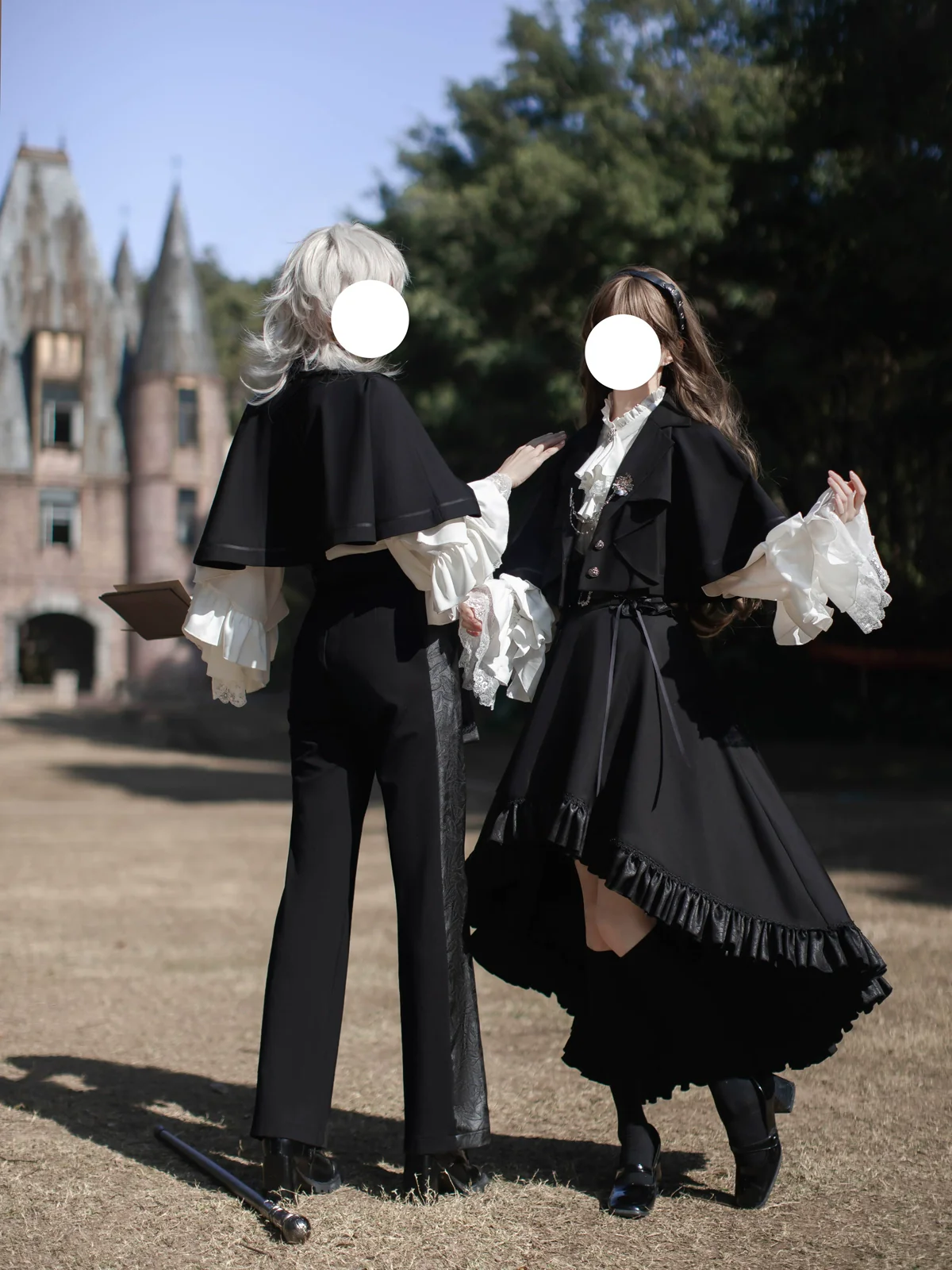 Night & Day Sonata - Ouji Lolita Princess Sleeve Shirt & Pants Set - Image 23