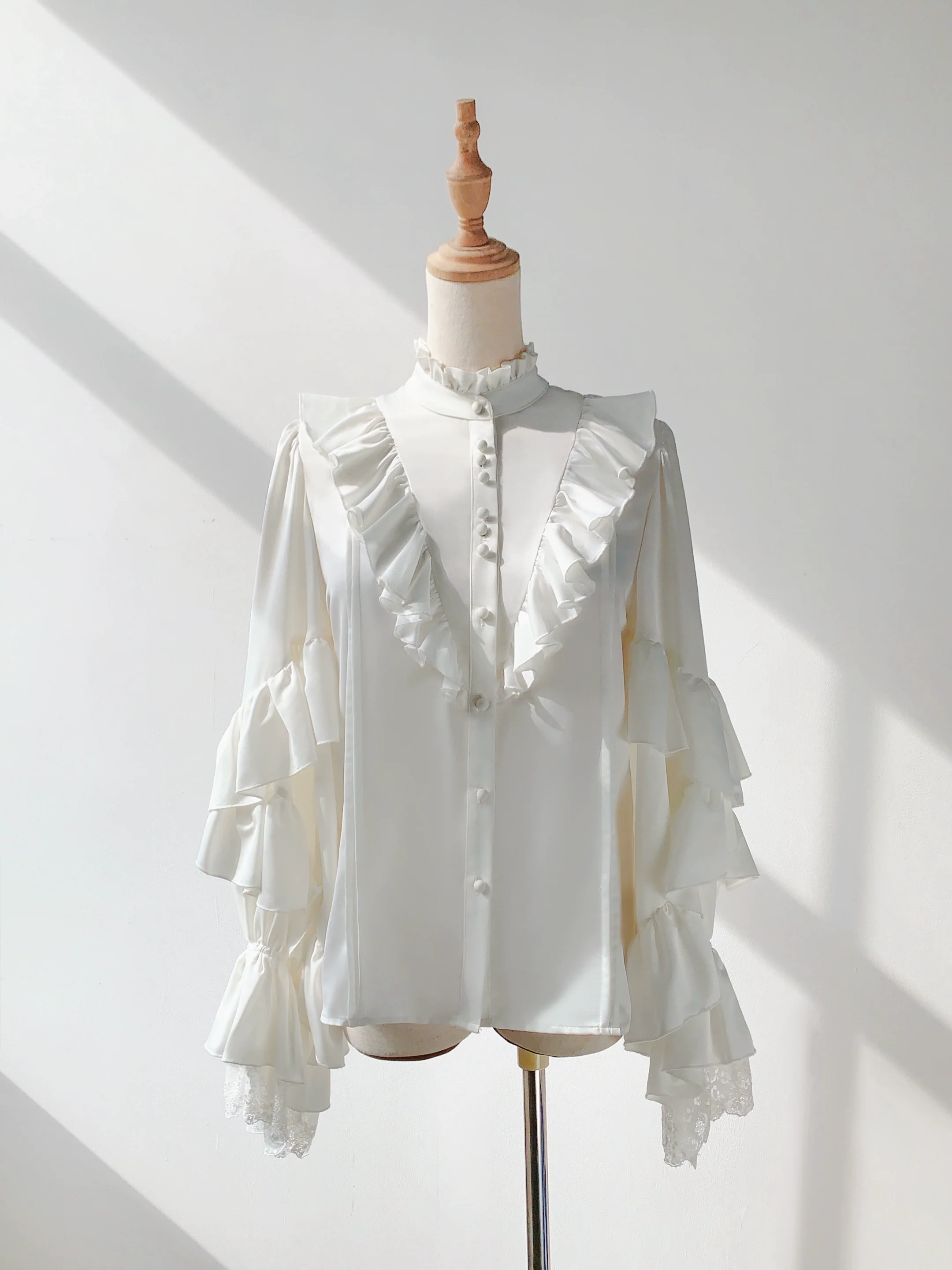 Night & Day Sonata - Ouji Lolita Princess Sleeve Shirt & Pants Set - Image 8
