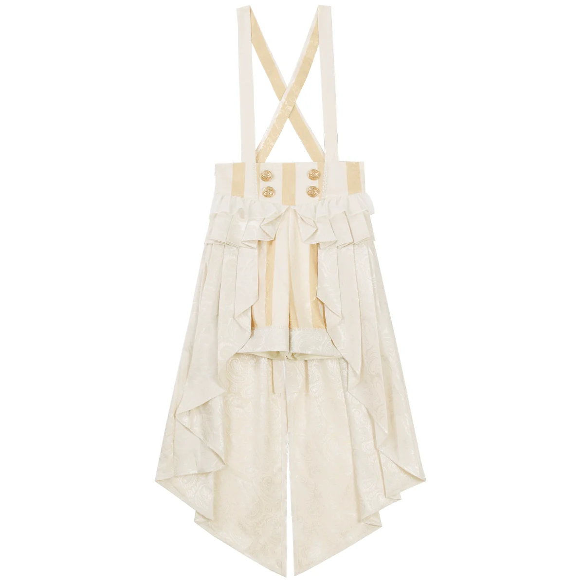 Ouji Lolita Suspender Shorts & Jacquard Shirt - Image 17