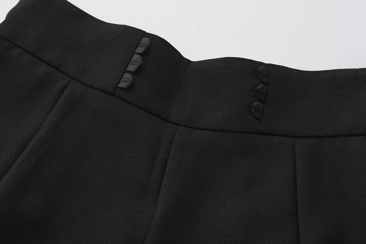 Immortal Fatima's Secret - Ouji Lolita Shorts, Black & Vintage Prince Style - Image 8
