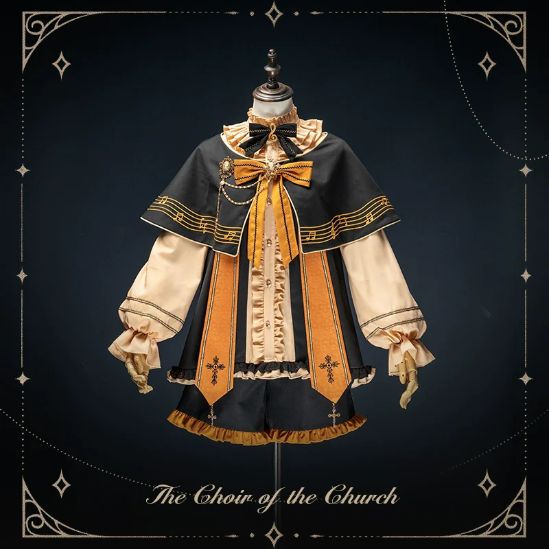 The Choir of The Church 2.0 - Ouji Lolita Shorts Set in Two Styles - Image 9