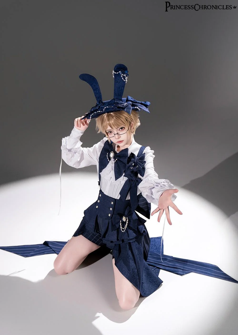 Rabbit Theater - Ouji Lolita Suspender Waistband Shorts Set - Image 5