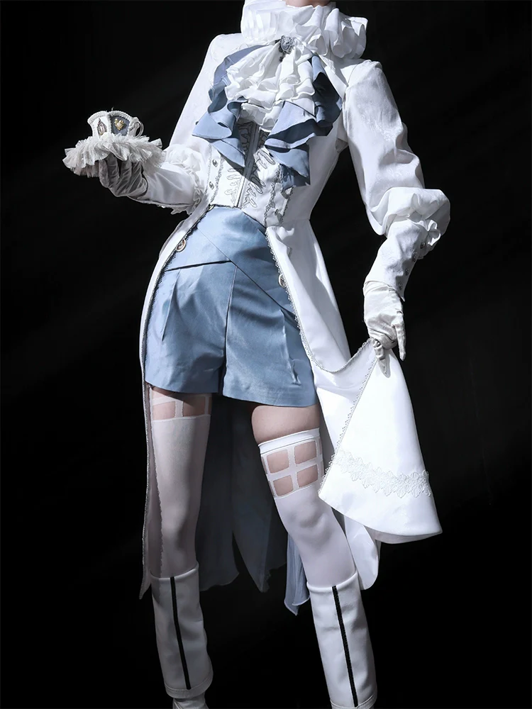 Crumbling Skeleton - Ouji Lolita Fishbone Embroideried Vest & Skirt Suits - Image 21