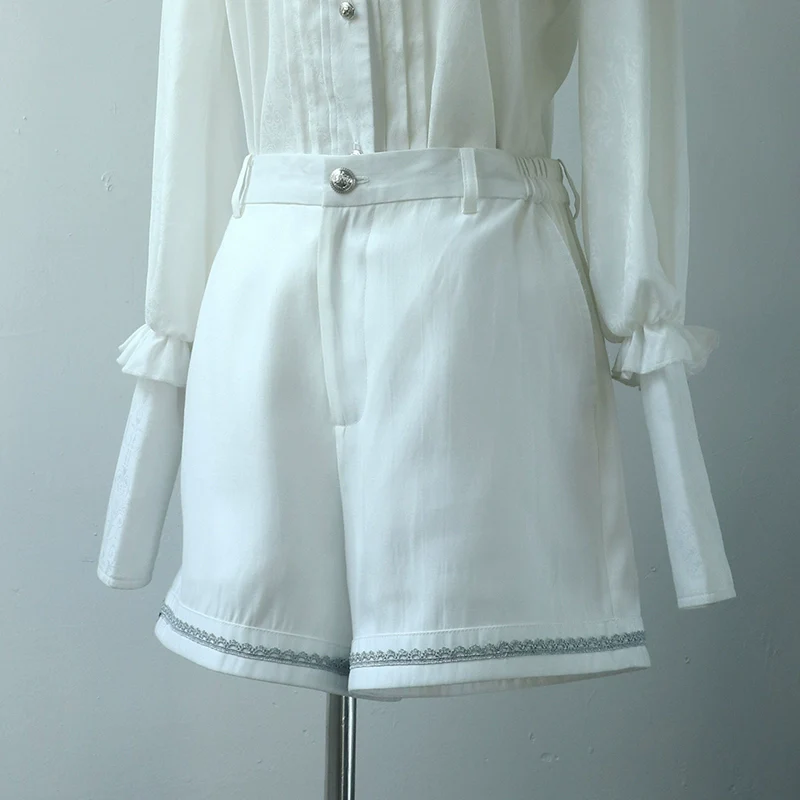 Crumbling Skeleton - Ouji Lolita Fishbone Embroideried Vest & Skirt Suits - Image 5