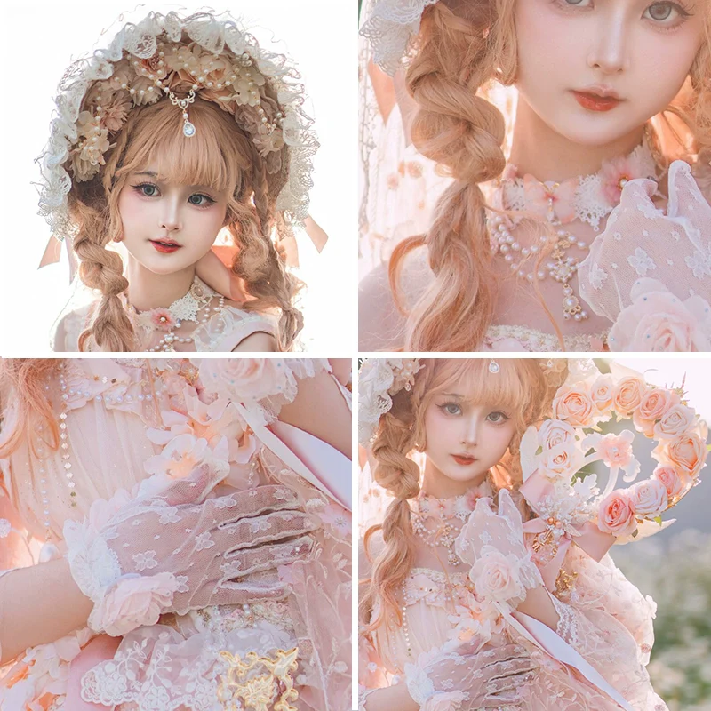 Spring Gift Box - Pink Classic Lolita Accessories Handmade Lace - Image 3