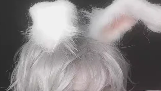 PippiPalace - Mr. Rabbit - Gray Slightly Short Curly Wig - Image 11