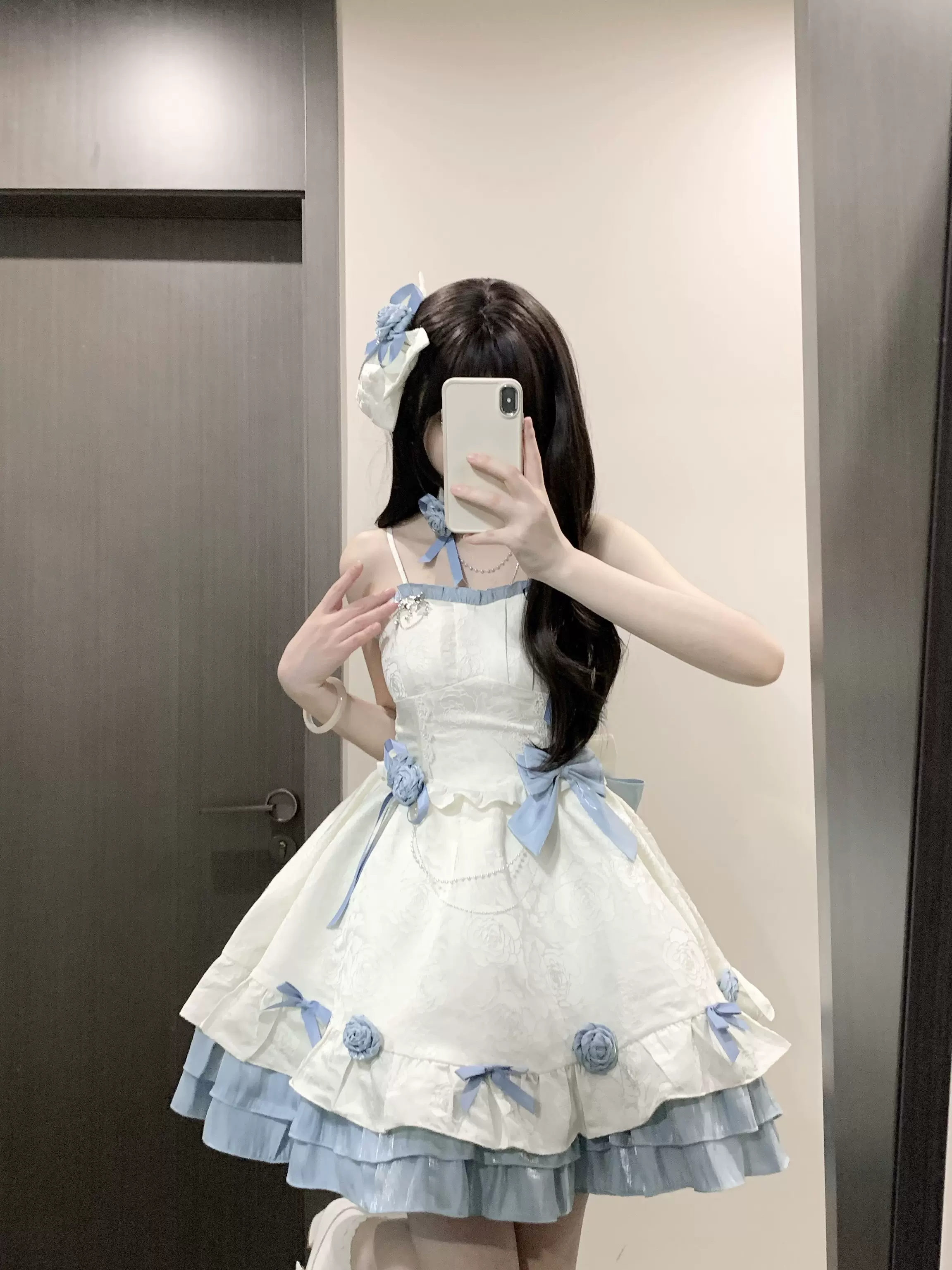 Platycodon House - Romantic Contract Lolita Twin Rose Gothic JSK - Image 16