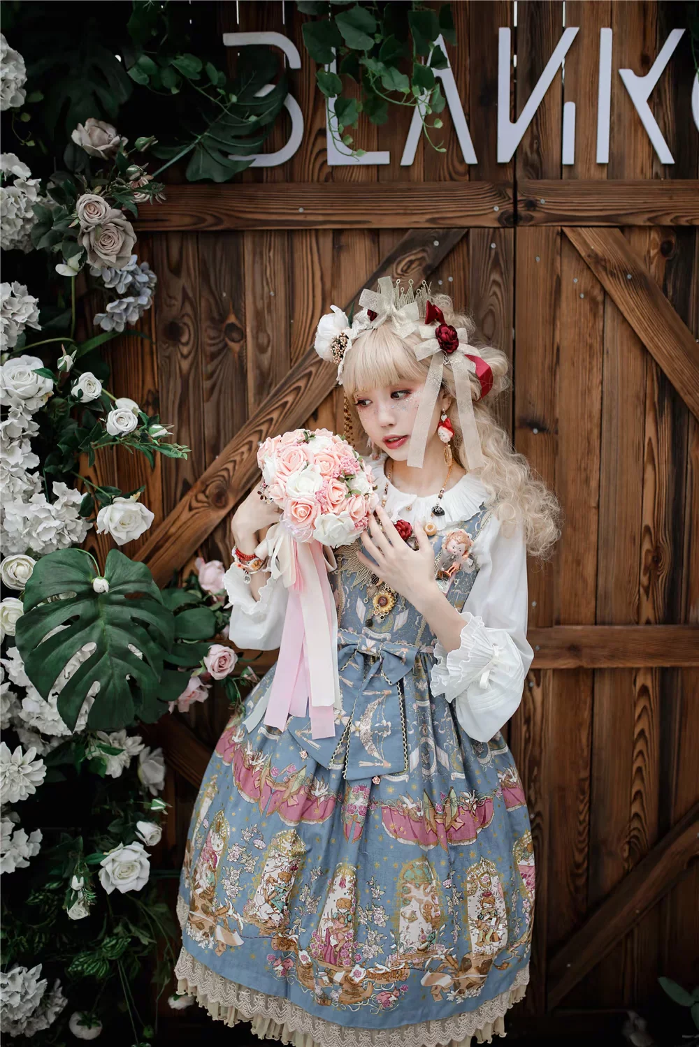 The Little Prince - Plus Size Lolita Dresses, Rose Prints & Bows - Image 10