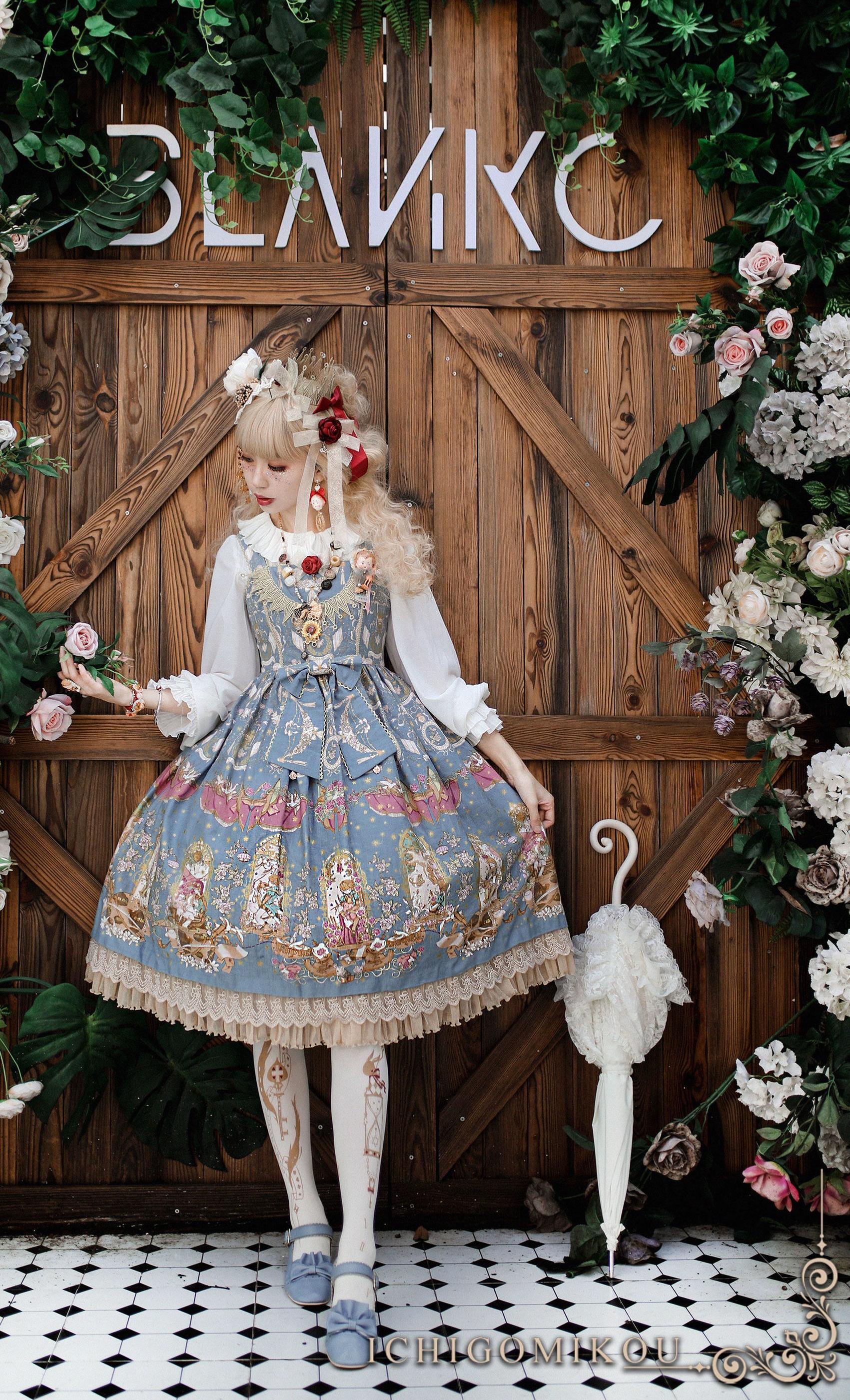 The Little Prince - Plus Size Lolita Dresses, Rose Prints & Bows - Image 11
