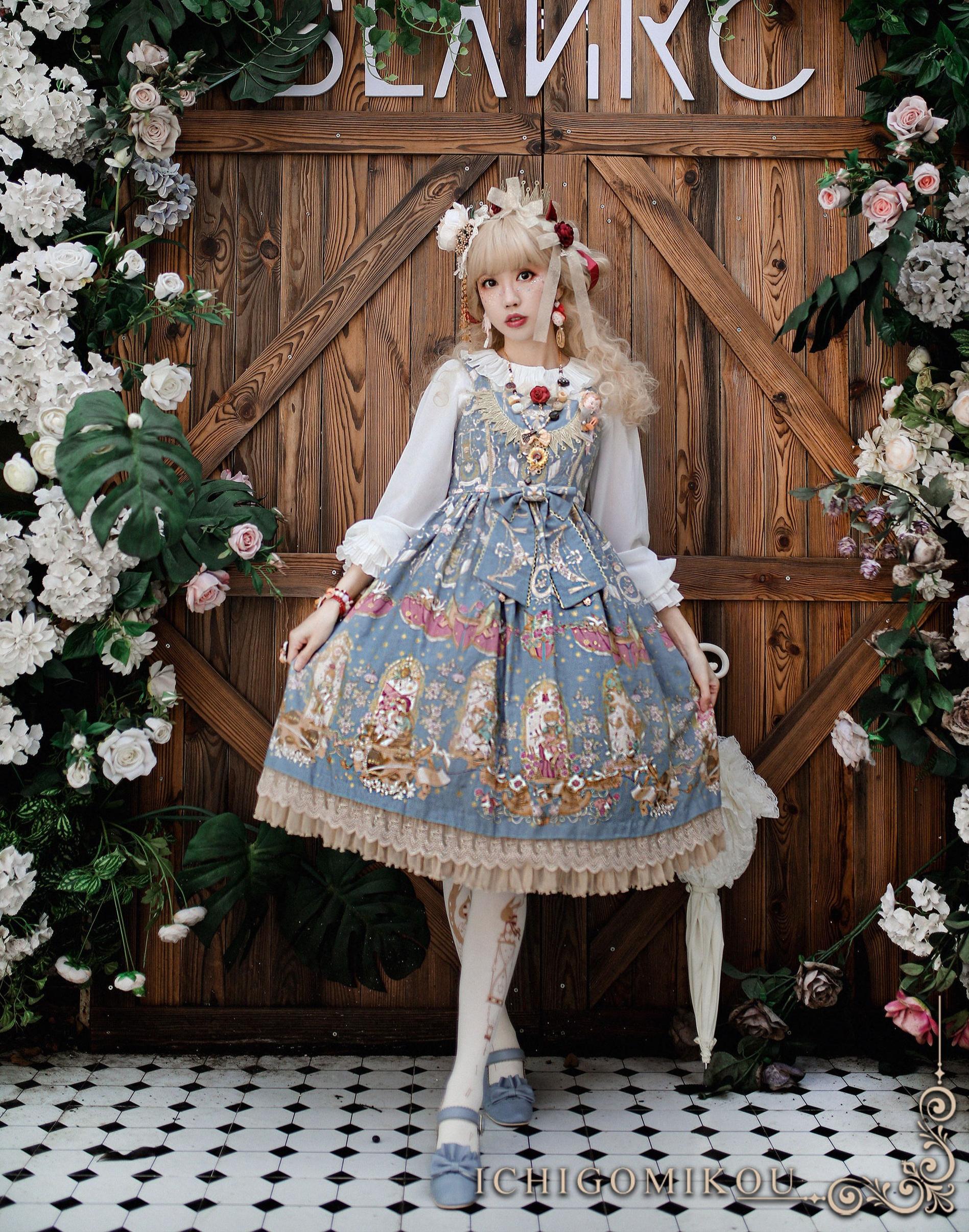 The Little Prince - Plus Size Lolita Dresses, Rose Prints & Bows - Image 12