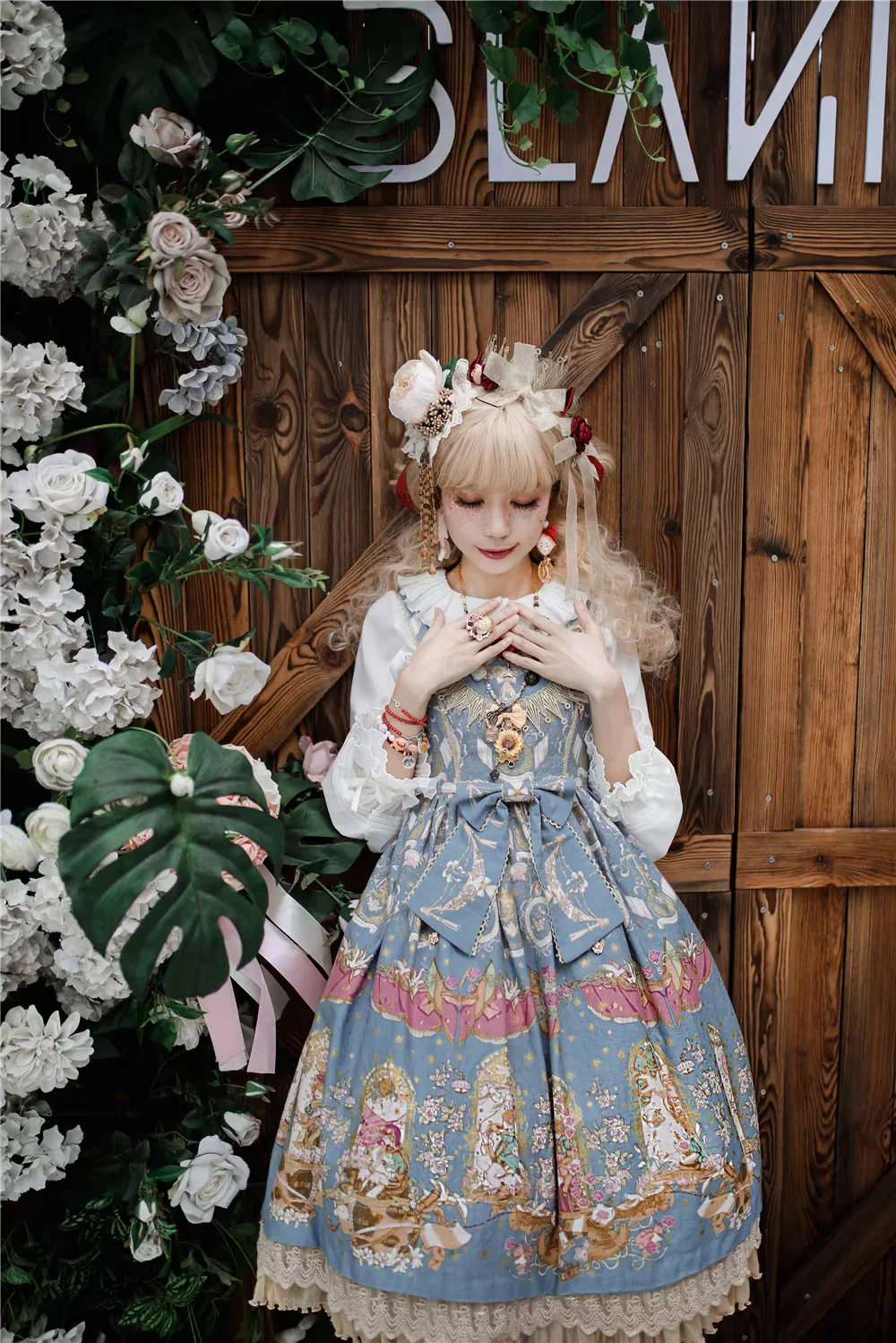 The Little Prince - Plus Size Lolita Dresses, Rose Prints & Bows - Image 14