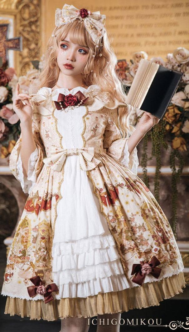 The Little Prince - Plus Size Lolita Dresses, Rose Prints & Bows - Image 25
