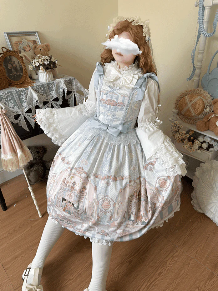 Plus Size Sweet Lolita Blouse with Hime Sleeves - Image 7