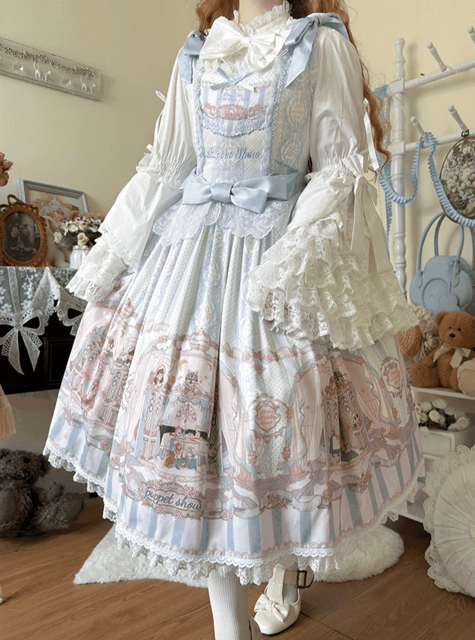 Plus Size Sweet Lolita Blouse with Hime Sleeves - Image 8