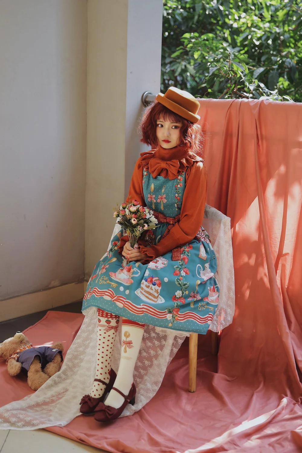 Sweet Lolita Woolen Sweater Multicolors - Image 14