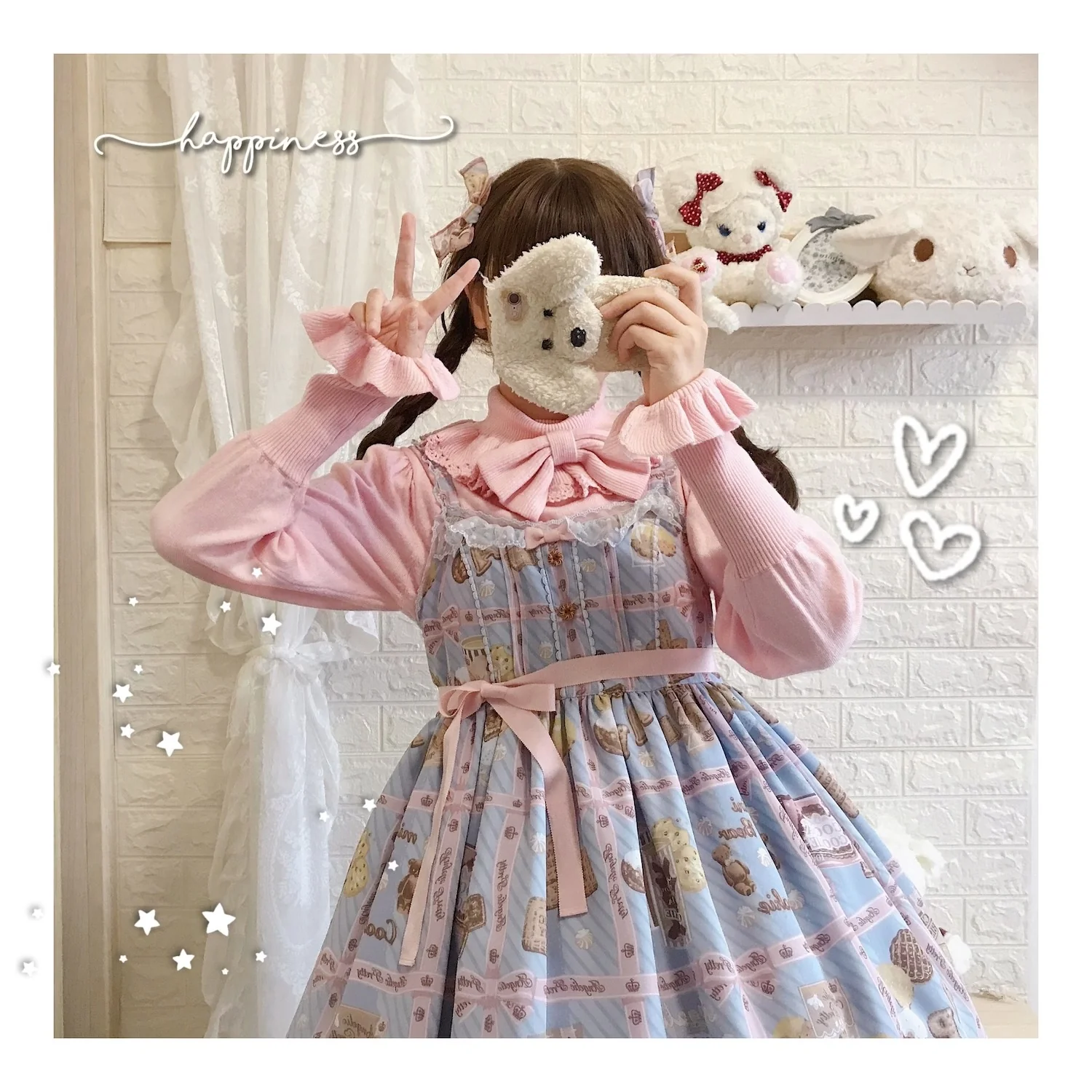 Sweet Lolita Woolen Sweater Multicolors - Image 29