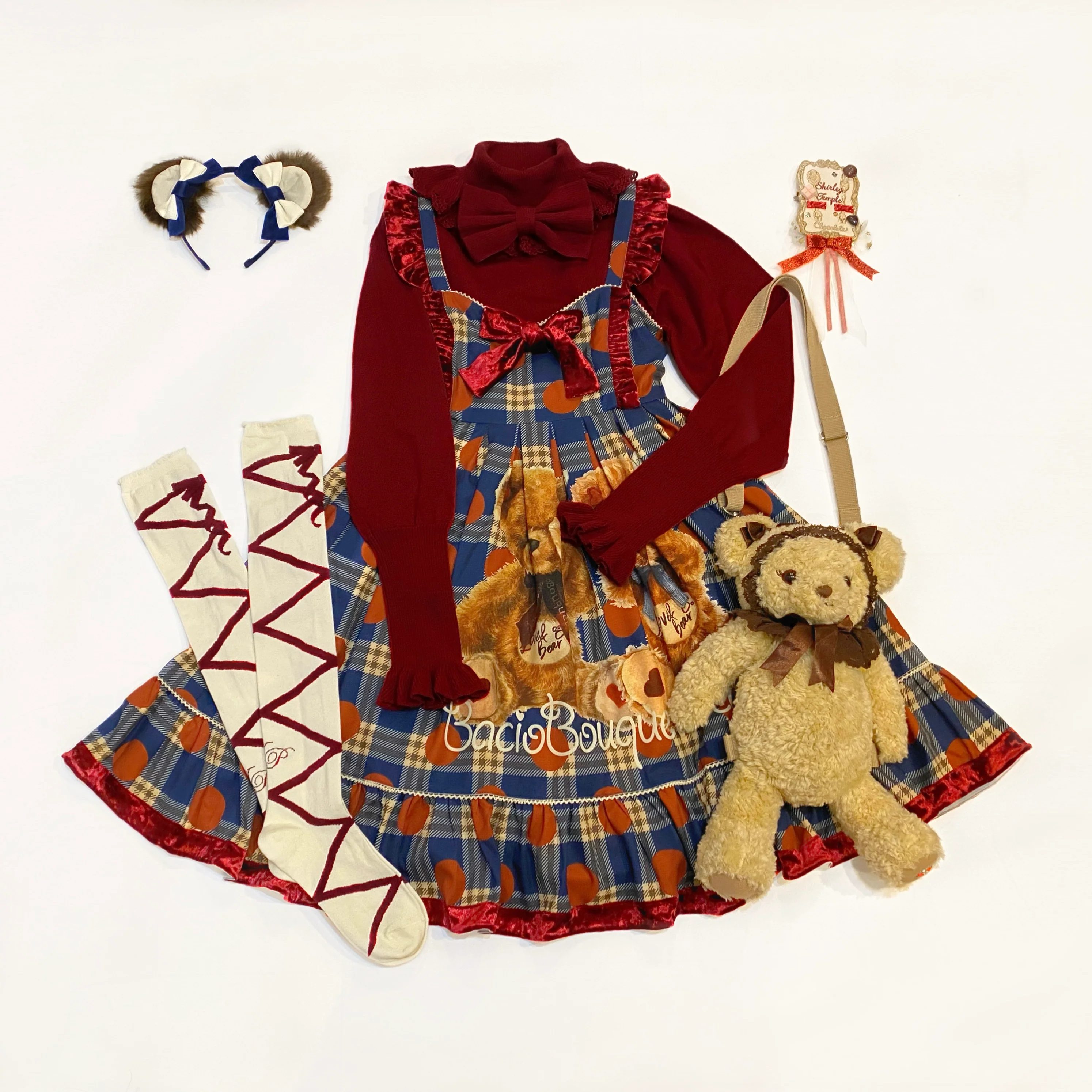 Sweet Lolita Woolen Sweater Multicolors - Image 3