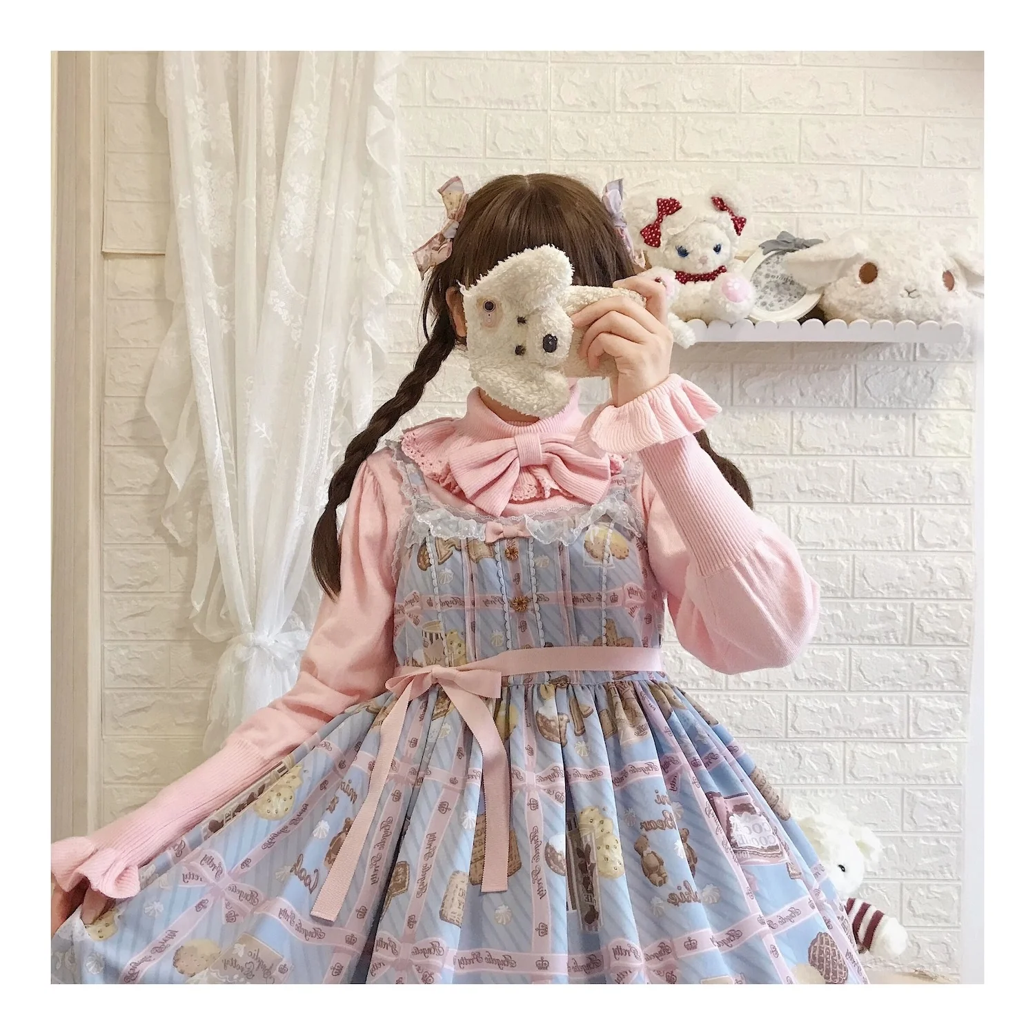 Sweet Lolita Woolen Sweater Multicolors - Image 30