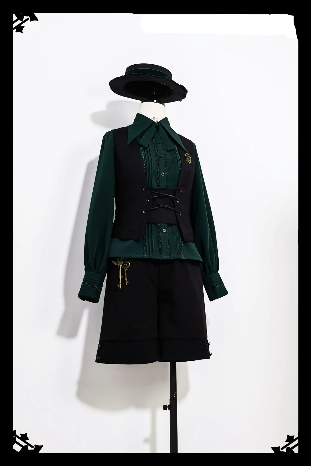 Almes - Retro Ouji Lolita Vest - Image 11