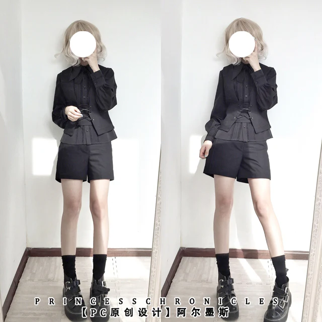 Almes - Retro Ouji Lolita Vest - Image 16