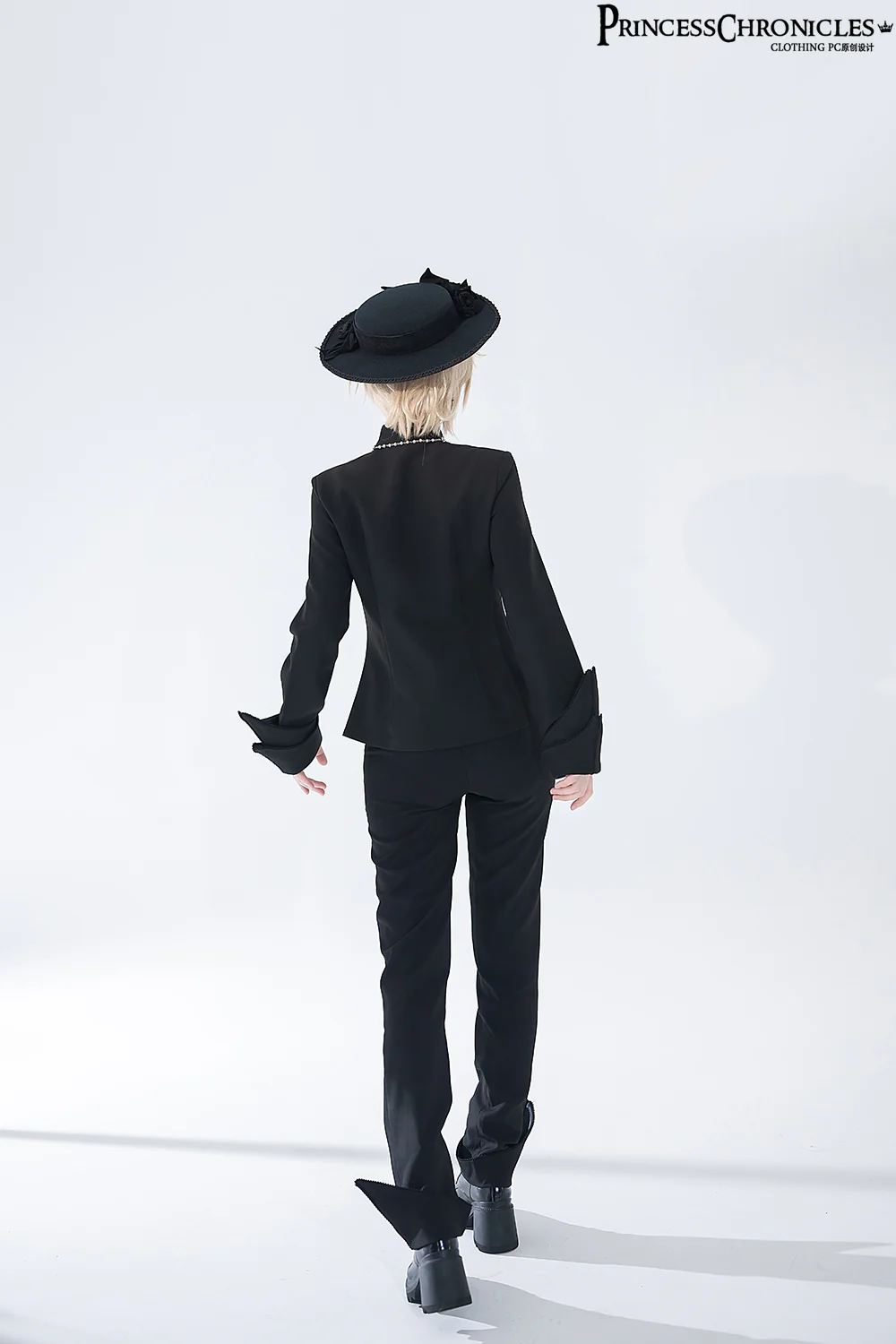 Yan Ye - Ouji Lolita Prince Black Pants - Image 5