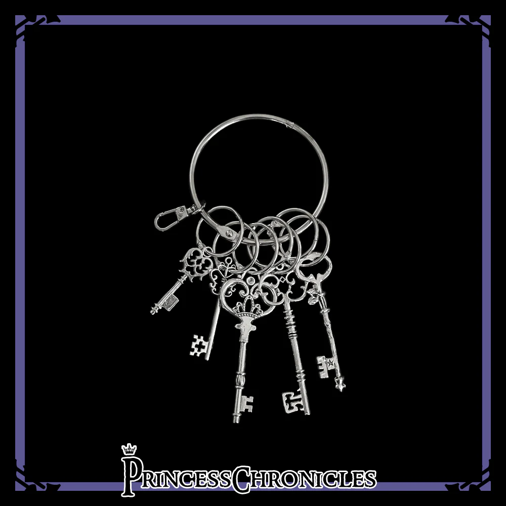 Secret Morning Paper - Vintage Lolita Silver Key Hangings - Image 3