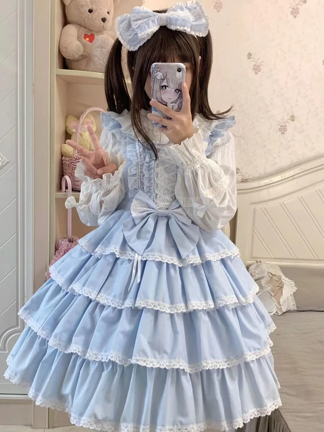 Princess Tata Kawaii Solid Color Lolita JSK - Image 5
