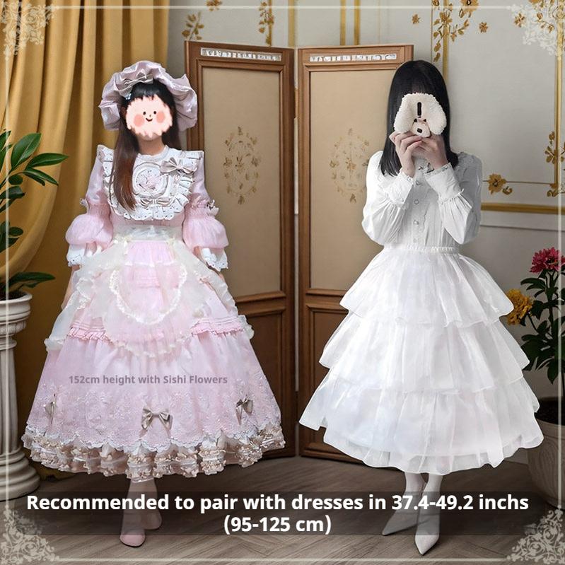 Puffy Lolita Hoop Petticoat, Adjustable Length & Volume - Image 2
