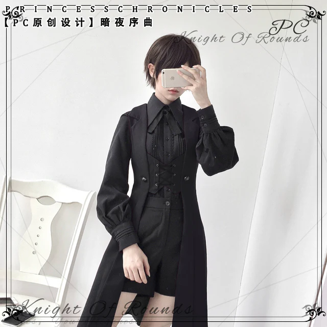 Retro Ouji Lolita Blouse Multicolors - Image 31