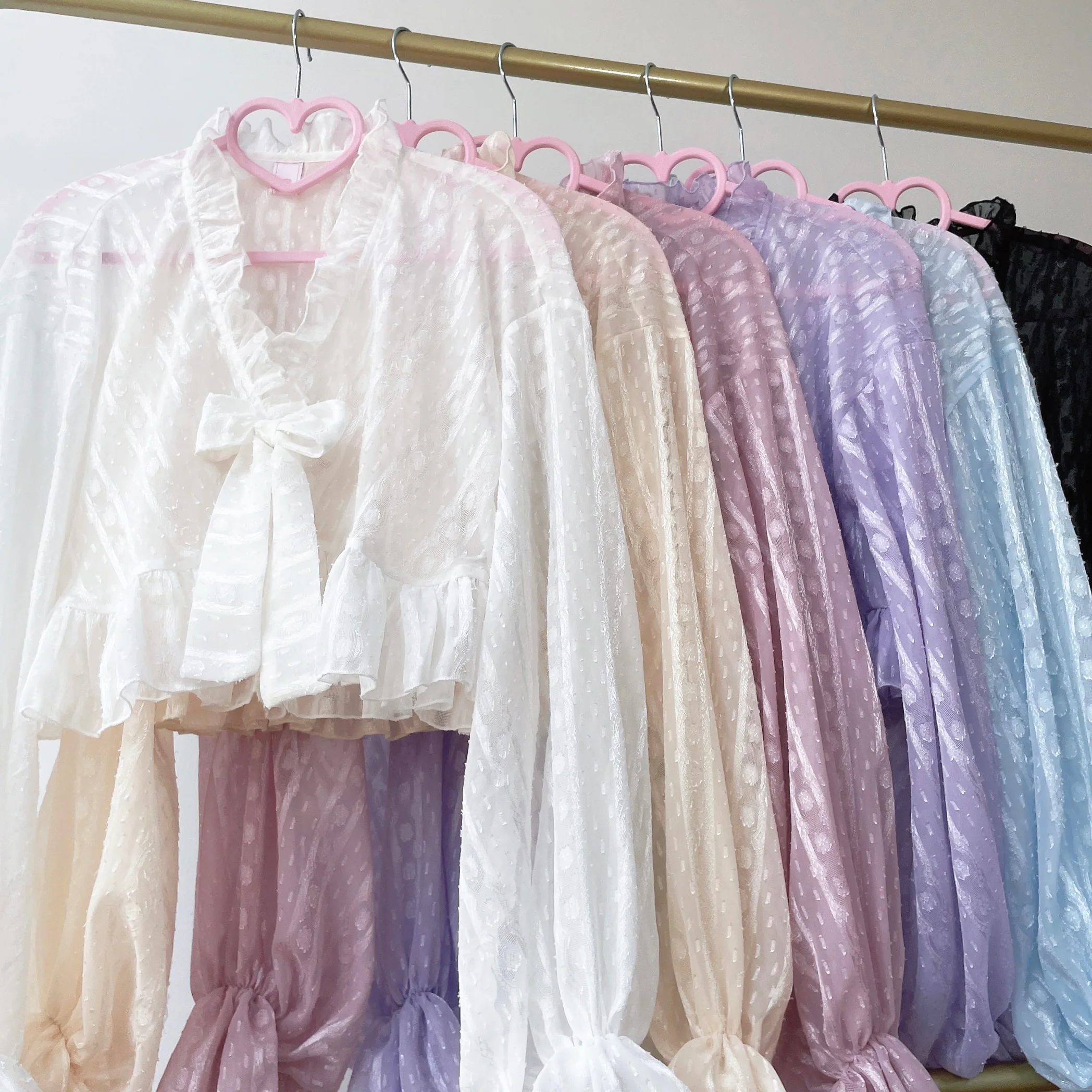 Chiffon Puff Sleeve Lolita Cardigan - Image 11