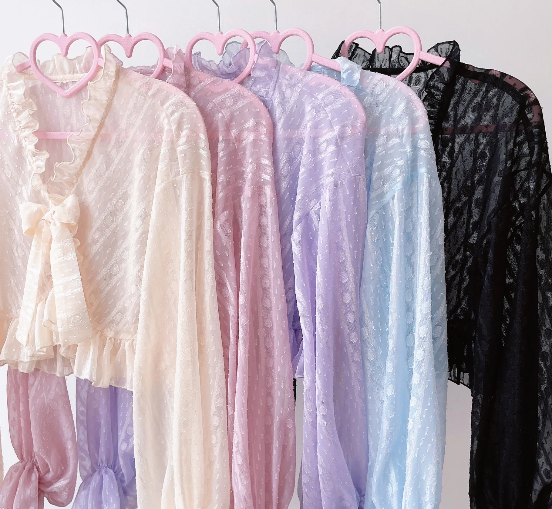 Chiffon Puff Sleeve Lolita Cardigan - Image 12