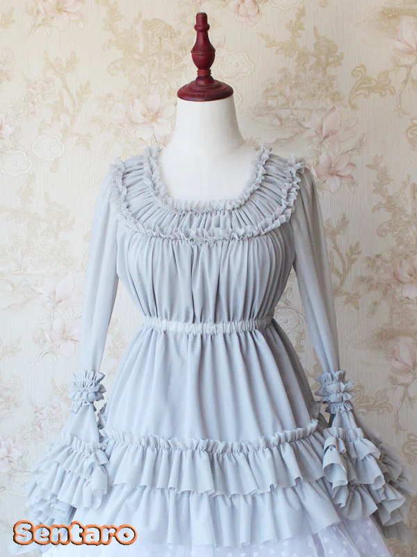 Shufrey - Classic Elegant Multicolor Lolita Blouse - Image 20