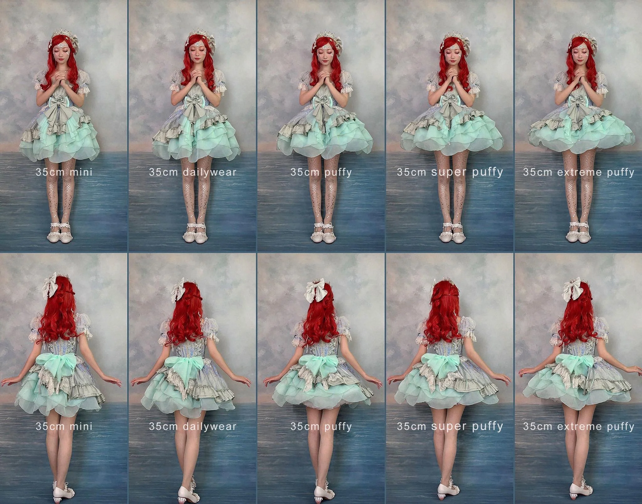 Aurora&Ariel - Short A Line Dailywear Petticoat | 13.8" (35 cm) Length - Image 117