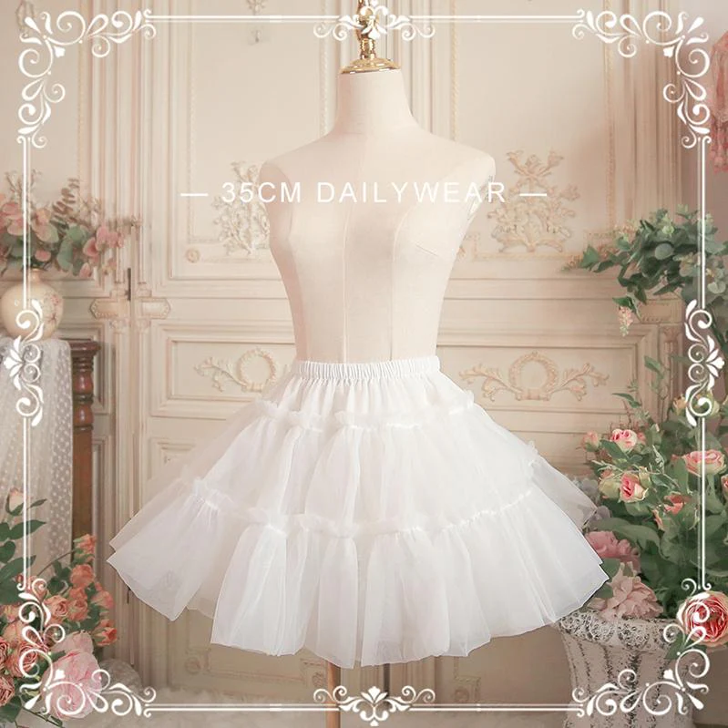 Aurora&Ariel - Short A Line Dailywear Petticoat | 13.8" (35 cm) Length - Image 42