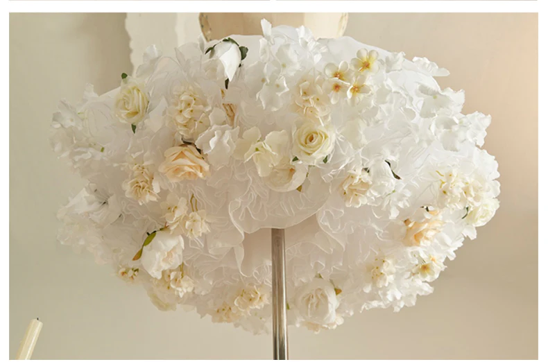 Floral Lolita Petticoat with Detachable Trim - Image 2