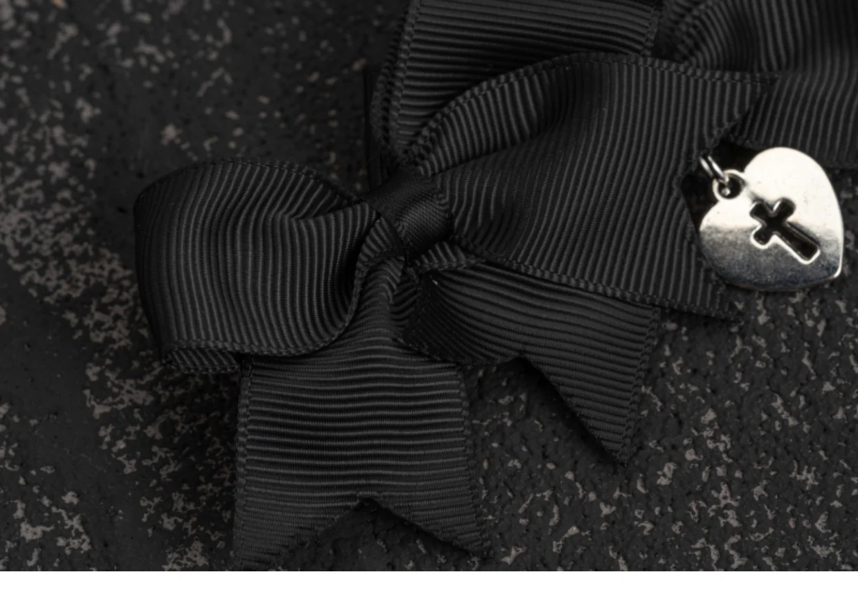 Strange Sugar - Gothic Lolita Cross bows headdress - Image 5