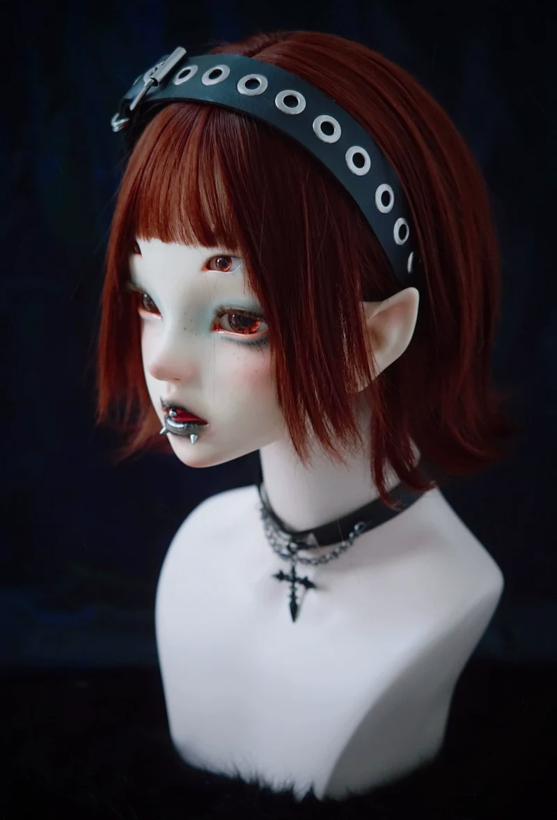 Strange Sugar - Gothic Lolita KC Faux Leather Punk Lolita Hair Accessories - Image 35