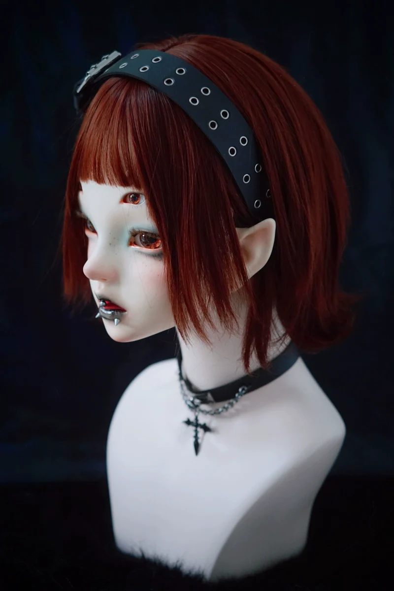 Strange Sugar - Gothic Lolita KC Faux Leather Punk Lolita Hair Accessories - Image 40